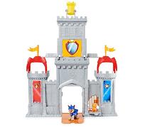 Paw Patrol, Rescue Knights Castle HQ Coffret Transformable 11 pièces avec Figurines articulées Chase et Mini Dragon Draco, Jouets pour Enfants à partir de 3 Ans