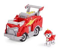 PAW Patrol PAT' PATROUILLE RESCUE KNIGHTS - VÉHICULE + FIGURINE CHEVALIER MARCUS - Rejoins Pat' Patrouille Mission Chevalier avec Marcus & Véhicule Pat' Patrouille Dragon Lance-Projectile - Jouet Enfant 3 Ans +
