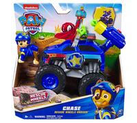 Spin Master Voiture figurine Paw Patrol Chase Rescue Wheels – 2 projectiles, tout‑terrain – 3 ans+
