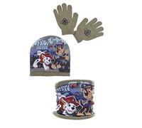 Paw Patrol RH4249 Ensemble bonnet et gants pour garçon 3 pièces, pour garçon, Vert 52
