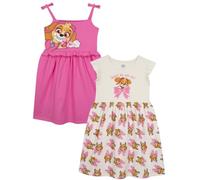 Paw Patrol Robe Fille Lot De 2, Skye Robe D'été, Multicolore 3-4 Ans