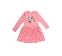 Paw Patrol Robe pour fille - Skye & Everest - Jupe en maille à manches longues - Rose, Rose, 98-104