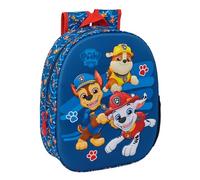 PAW PATROL - Sac à dos scolaire avec design 3D, idéal pour les enfants de différents âges, confortable et polyvalent, qualité et résistance, 27 x 10 x 33 cm