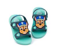 Paw Patrol Sandals Garçons | Les enfants en bas âge chassent les curseurs de personnages de chiens policiers avec sangle de soutien | Chaussures d’été bleues