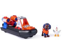 Paw Patrol: Search & Rescue, Aéroglisseur de Sauvetage Zuma avec 2 Figurines, Bateau à rétrofriction, Jouets pour garçons et Filles à partir de 3 Ans