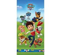PAW PATROL Serviette de bain Serviette de plage en velours 75 x 150 cm TOPFORM 18516