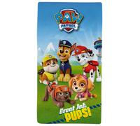 BrandMac Paw Patrol Great Job Serviette 100 % coton 140 x 70 cm - Serviette de bain ultra douce et grande pour filles et garçons - Serviettes de plage pour tout-petits pour la natation, la douche, la