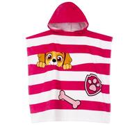 PAW PATROL Serviette Pat Patrouille | Serviette Natation Skye | Poncho Serviette pour Filles | Taille Unique Rose, pppo2342