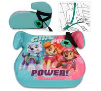Paw Patrol Siège enfant, siège auto, support pour filles 15-36 kg, 125-150 cm