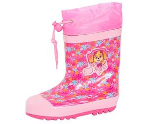 Paw Patrol Skye Bottes en caoutchouc à nouer pour filles avec doublure chaude pour enfants, multicolore, 25 EU