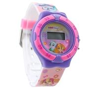 Paw Patrol - Skye et Everest - Kids Time - Montre Bracelet numérique pour Enfants - Couleur Rose