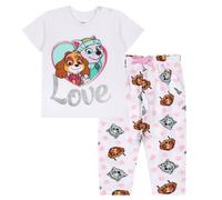 Paw Patrol Skye, Everest Ensemble bébé fille blanc, coton 62 cm