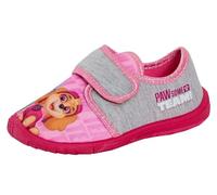 Paw Patrol Skye Everest Pantoufles antidérapantes à fixation facile pour chambre d'enfant, Gris/rose, 27 EU