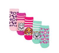Paw Patrol SOCKS 5 PACK KIDS Girls Toddlers Personnages Pink Blue Footwear