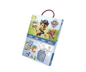 Paw Patrol Spaß-Set I Basteln - Rätseln - Stickern: Box mit 3 Büchern + Stickern ab 4 Jahren