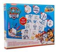 Paw Patrol - Spray Pen Set (PW22364) - Kit de Stylos Pulvérisateurs pour Colorier et Dessiner - 7 Stylos et 6 Pochoirs pour Créer des Couleurs et des Dessins Uniques