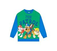 Paw Patrol Sweat Patte Patrouille | Garçons Sweat-Shirt | Manche Longue Sweat Enfant | Vert 5-6 Ans