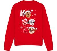 Paw Patrol - Sweat unie pour homme/femme - design de Noël TV12660 (M) (Rouge)