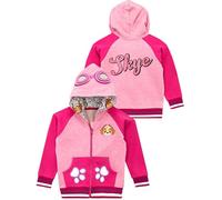 Paw Patrol Sweats à Capuche Fille | Pull Zip Skye | Sweat Zippé Pat Patrouille pour Enfants - Rose - 5-6 Ans