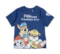 Paw Patrol, T Shirt, Garçon, Fille, (4 à 10 Ans), Polo, Débardeur, Chemise, Imprimé, Vêtements, Unisexe, Enfants, Sport, Respirant, Modèle Paw 52023019 S2-8A, Bleu