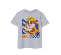 Paw Patrol T-Shirt Gris Boys | Conception De La Construction De Gravats | Marchandise Authentique T-Shirt Confortable Et Élégant pour Les Garçons en Quête D’Aventure