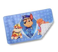 Paw Patrol Tapis de Bain antidérapant pour Enfant avec Chase, Rubble & Skye, Structure antidérapante avec ventouses, Doux et Doux pour la Peau, Facile à Nettoyer, Lavable en Machine