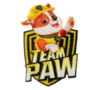 Paw Patrol Team Paw Rubble - Patch/Fer/Patch/Applique/Fer sur/Applique/Patchs/Patchs