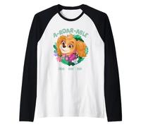 Paw Patrol: The Dino Movie A-Roar-Able Skye Tropical Manche Raglan
