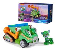 Paw Patrol: The Mighty Movie Tyt Toy Garbage Truck Recycler avec Rocky Publis Pups Lights and Sound Kids Toys for Boys & Girls 3+