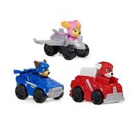 PAW PATROL THE MOVIE 2 SET DE 3 MINI VÉHICULES CHIOTS VOITURES SPIN MA