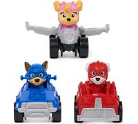 Paw Patrol The Movie 2 Set de 3 mini-véhicules Personnages canins Cars
