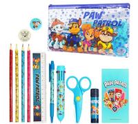 Paw Patrol Trousse Scolaire Garcon Fille, Trousses pour Enfants avec Fournitures Scolaires Crayon de Couleurs Stylo, Kit Papeterie, Cadeau Enfant