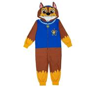 Paw Patrol Unisex Kids Multicoloured Onesie | Embarquez pour des Aventures héroïques avec ce Pyjama Costume de Personnage Chase | Parfait pour Jouer, Explorer et Passer des Nuits Confortables