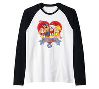 Paw Patrol Valentine's Day Be Happy Heart Group Manche Raglan