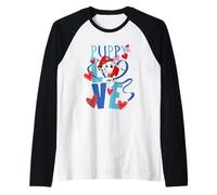 Paw Patrol Valentine's Day Puppy Love Manche Raglan