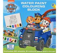 Paw Patrol Waterpaint Bloc de coloriage avec crayon