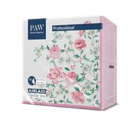 PAW - Serviette de Table Papier - Airlaid (40 x 40 cm) I 50 Pièces I Idéal pour Mariage, Baptême, Communion, Anniversaire I Serviettes en Tissu de Décoration de Table I Saison Rose