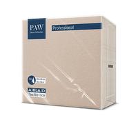 PAW Serviette de Table Papier - Airlaid (40 x 40 cm) I Monocolor, Beige I Décoration Anniversair, Mariage, Bapteme Garcon et Fille I Structure en Tissu I Color: Monocolor beige