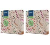 PAW Serviette Papier 3 Plis | 33 x 33 cm - 20 pcs | Serviette de Table Papier Idéal pour les Fêtes Patronales, les Garden-Parties, les Fêtes de Famille/Amis (Dried Floral Bouquet) (Lot de 2)