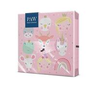 PAW - Serviette Papier 3 Plis (33 x 33 cm) I Lot de 20 I Décoration de Table, Animaux, Princesse. Créées pour les Petits. des Serviettes Parfaites pour les Anniversaires (Magical Friends)