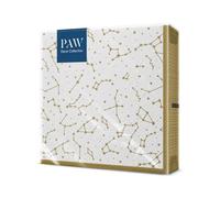PAW Serviettes 33 x 33 cm, 20 pièces - Constellations Dorées | Dîner sous les étoiles | anniversaire, mariage | Nouvel An et soirée | ouate 3 plis douce | papier certifié FSC