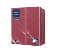 PAW - Serviettes à Couverts en Softpoint (32 x 38 cm, 1/8 poche à couverts) | 50 pièces | Idéales pour les Pubs, Hôtels ou Cafés | Pochettes à Serviettes pour Couverts |Bordeaux