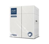 PAW - Serviettes à Couverts en Softpoint (32 x 38 cm, 1/8 poche à couverts) | 50 pièces | Idéales pour les Pubs, Hôtels ou Cafés | Pochettes à Serviettes pour |Couleur Unie Blanche