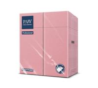 PAW - Serviettes à Couverts en Softpoint (32 x 38 cm, 1/8 poche à couverts) | 50 pièces | Idéales pour les Pubs, Hôtels ou Cafés | Pochettes à Serviettes pour Couverts |Rose