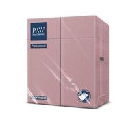 PAW - Serviettes à Couverts en Softpoint (32 x 38 cm, 1/8 poche à couverts) | 50 pièces | Idéales pour les Pubs, Hôtels ou Cafés | Pochettes à Serviettes pour Couverts |Rose poudré