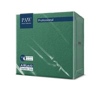 PAW - Serviettes Airlaid (40 x 40 cm) I 50 pièces I Unicolore I Semblable à du tissu I Élégante décoration de table I HoReCa I Pour les occasions comme mariages, les fêtes I Color: Dark Green