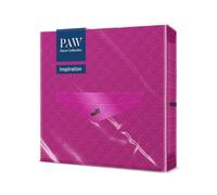 PAW - Serviettes Papier Gaufrées 3 Plis (33 x 33 cm) I Lot de 20 I Parfait pour les Fêtes, les Mariages, la Communion I Serviettes en Papier Structuré I Inspiration Modern (hortensia)