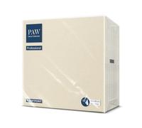 PAW - Serviettes Soft Point (38 x 38 cm) | 50 Serviettes Gastronomiques | Douces et Résistantes | Idéales pour un usage Quotidien, les Bars et les Cafés | Champagne