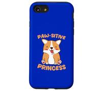 Paw-sitive Princesse Chien Kawaii Mignon Drôle Coque pour iPhone SE (2020) / 7/8