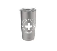 Paw Squad Équipe Du Cabinet De Médecine Vétérinaire Gobelet isotherme en acier inoxydable double paroi